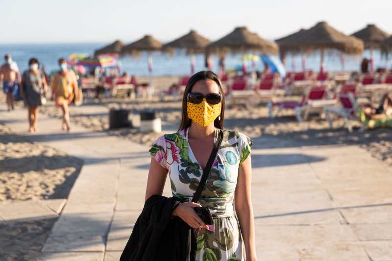 New Health Proposal For Use of Masks on the Beach