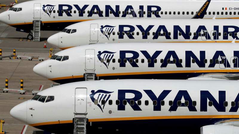 Ryanair Blames Slow EU Roll-Out Of Vaccines For Lack Of Passengers