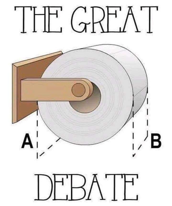 Great Toilet Roll Divide: Which Side Are You On?