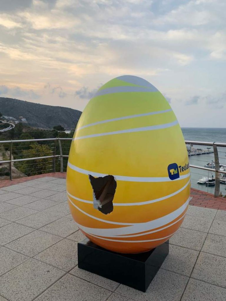 Eggstreme vandalism in Teulada-Moraira