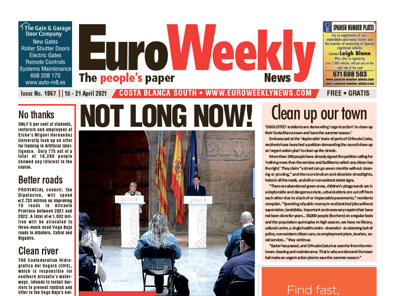 Costa Blanca South 15 - 21 April 2021 Issue 1867