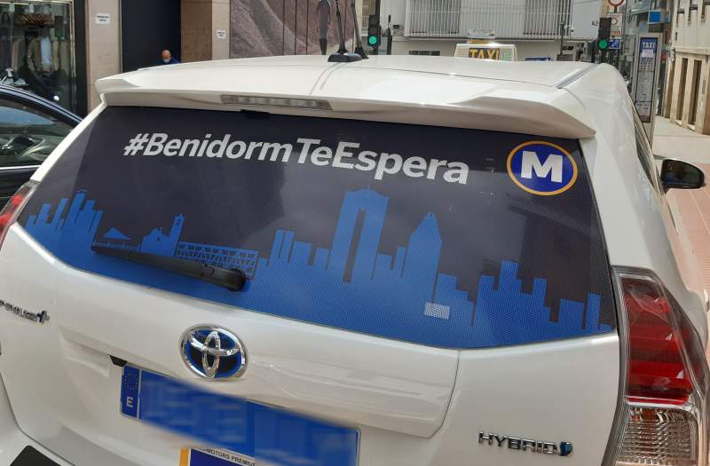 Hail a cab in Benidorm