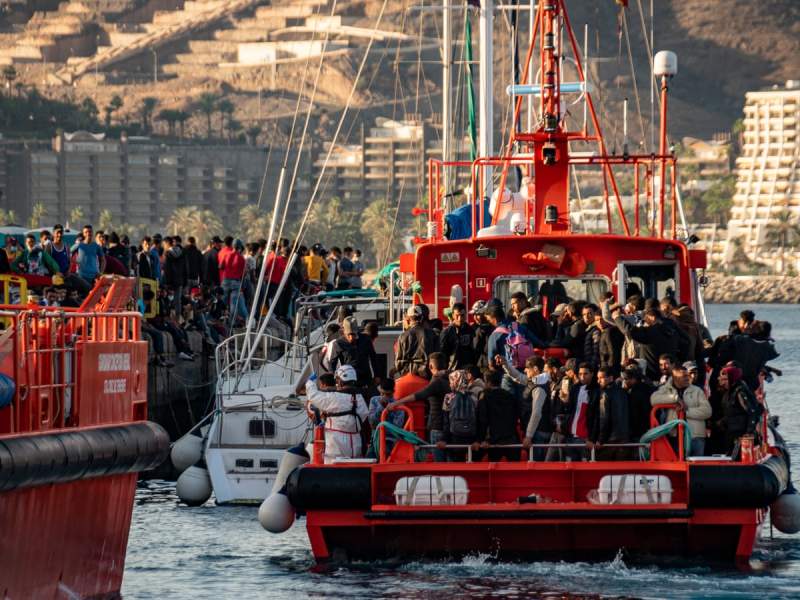 Spain Increase illegal Immigrants Of 21% This Year
