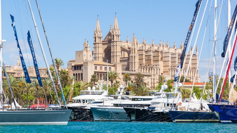 Boats of all shapes and sizes will be in Palma
