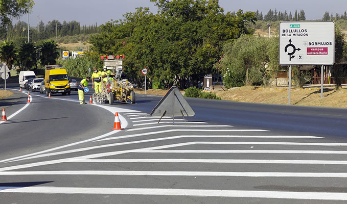 Andalucían Road Network's Markings To Be Repainted