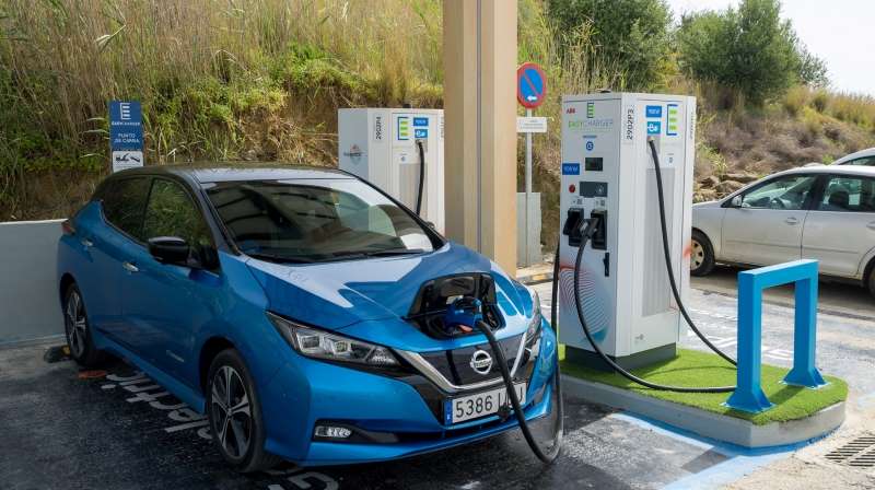 Nissan electric car was first to be charged