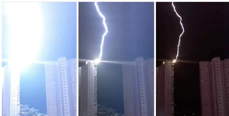 Lightning strike possible cause of fire at Benidorm skyscraper