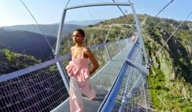 Portugal Opens The World's Longest Pedestrian Suspension Bridge