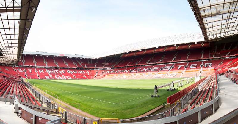 Manchester United's Old Trafford stadium.