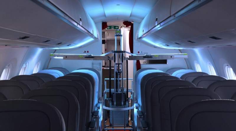 Air Travel Given Boost As Robots Use UV Light To Zap Viruses Aboard Passenger Planes
