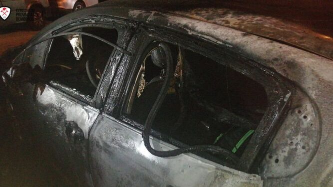 Three Cars Catch Fire in Velez Malaga