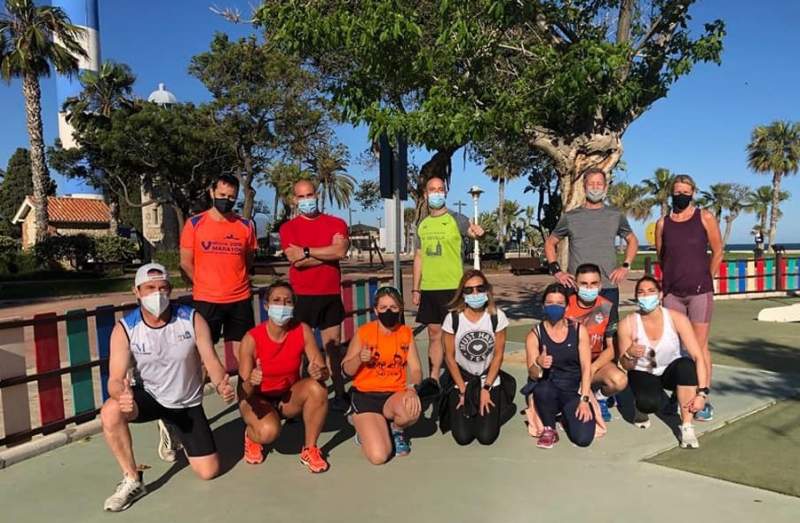 Torre Del Mar Beach Running Club Claims 'I Hiking Route With Dogs' A Resounding Success
