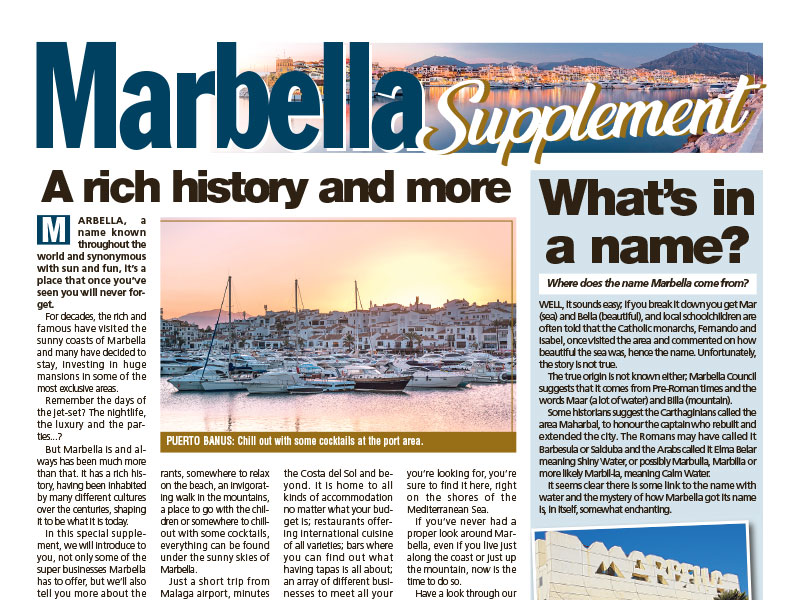 Marbella Supplement - Costa del Sol 13 - 19 May 2021 Issue 1871