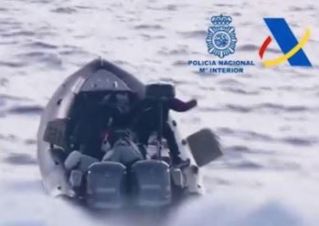 Speedboat Flees for Morroco Before Engine Explodes