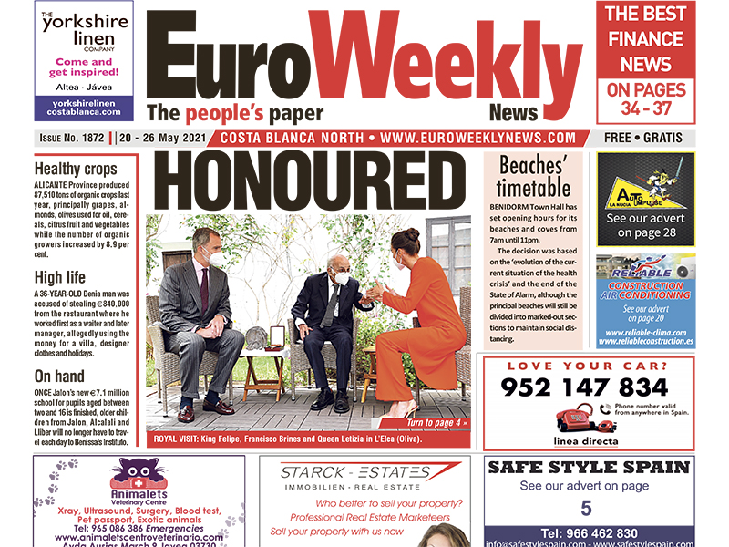 Costa Blanca North 20 - 26 May 2021 Issue 1872