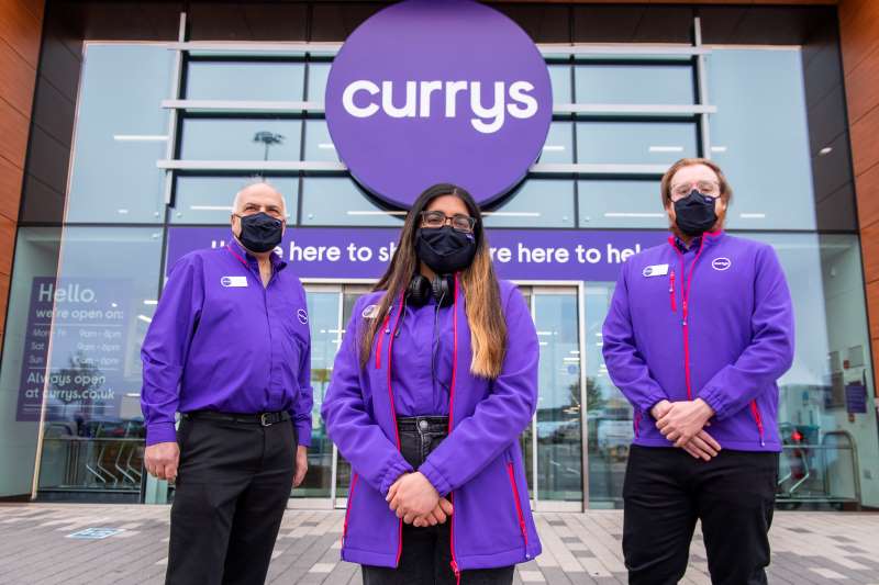 The new Currys livery