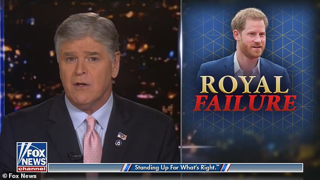 Fox News' Sean Hannity Labels Prince Harry The 'Prince of Woke Social Justice'