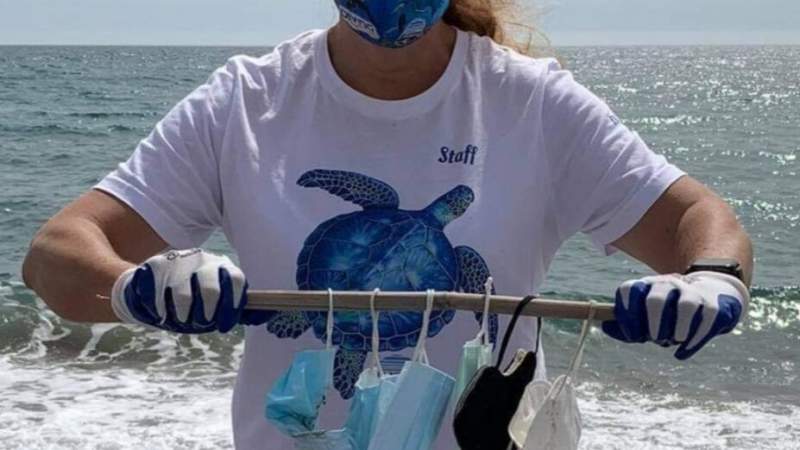 Masks are the latest polluters of the sea