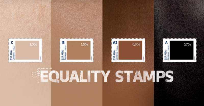 Spanish Post Office Service Correos Launches Collection Of Stamps Against Racial Discrimination