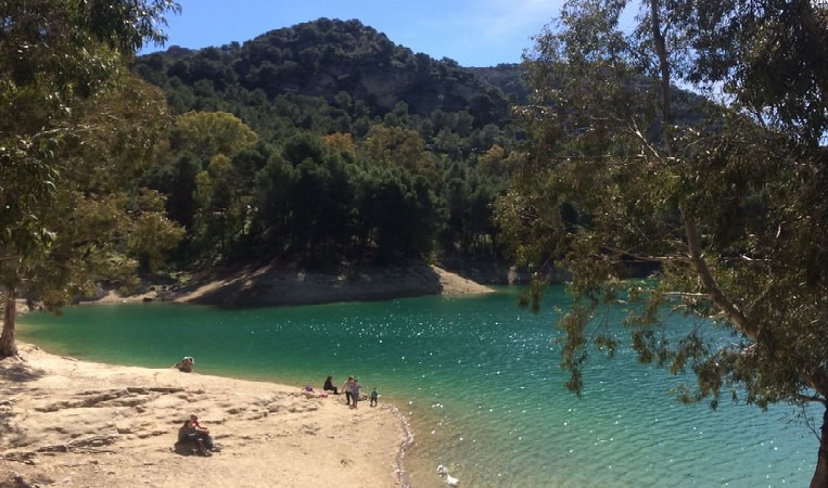 Conde Del Guadalhorce Reservoir Is Andalucia's Only Inland Blue Flag Beach