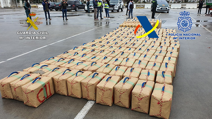 Spanish police seize 7 tonnes of hashish in 'biggest drug bust' so far this year