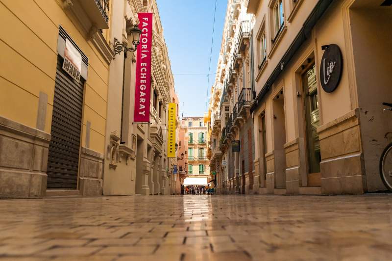 Empty Premises Increase by 30% in Malaga Historic Centre