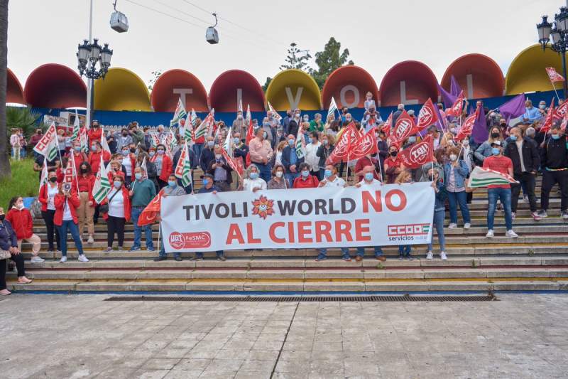Tivoli Workers Protest in Costa Del Sol in Hope of Summer Opening