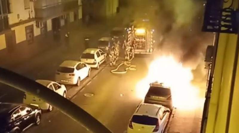Sevilla Police Investigate After Cars Are Set On Fire