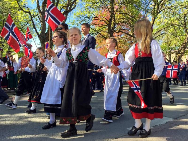 Norwegian residents celebrate Constitution Day - May 17