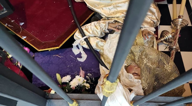 Thieves Desecrate Malaga's Virgen De La Encarnación Chapel