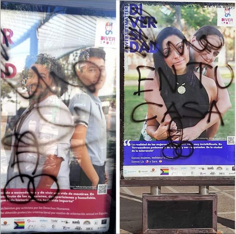 Torremolinos Condemns Homophobic Graffiti on Billboards