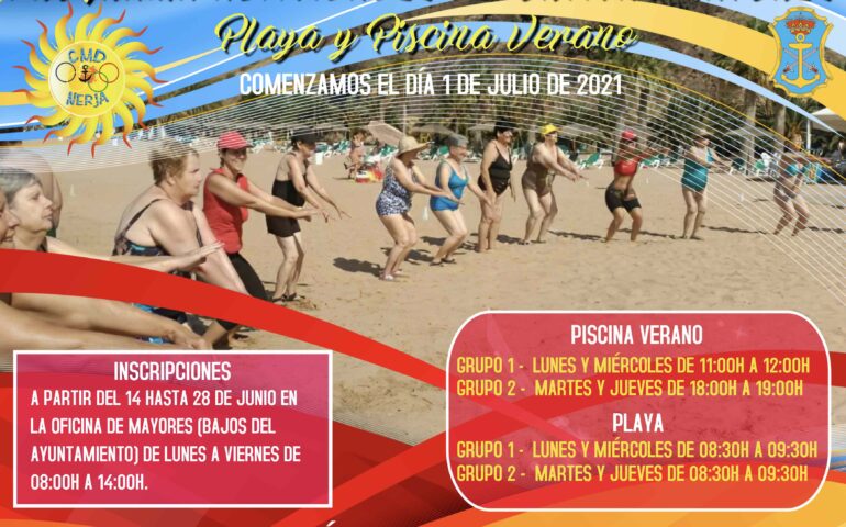 Nerja Municipal Summer Active Ageing Program Is Announced