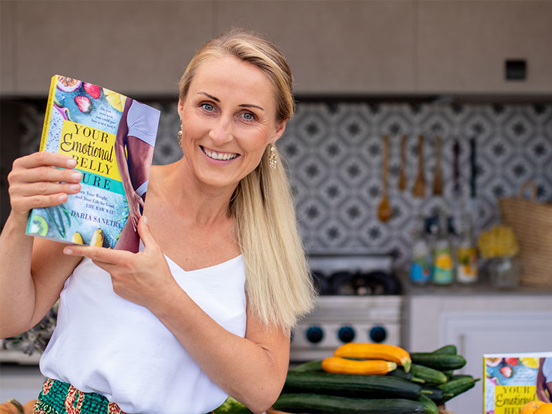 Author Daria Sanetra launches her new book on eating, health and happiness.