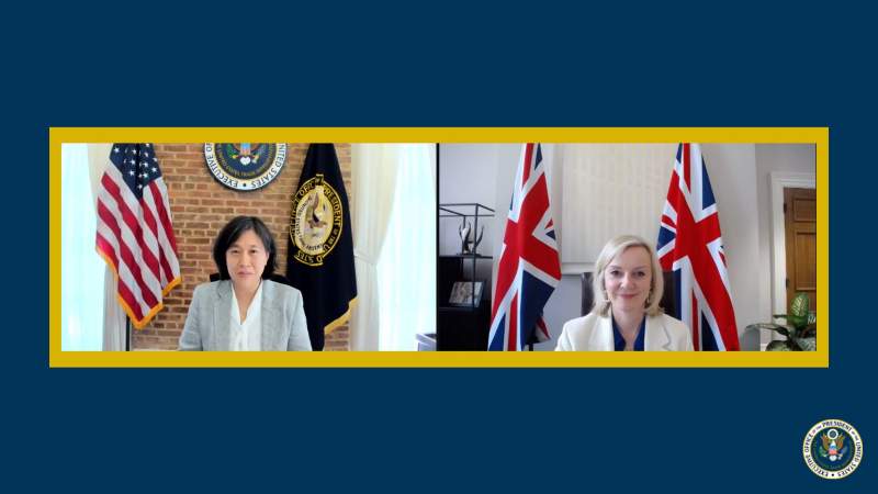 Katherine Tai has discussed the matter with UK Minister Liz Truss