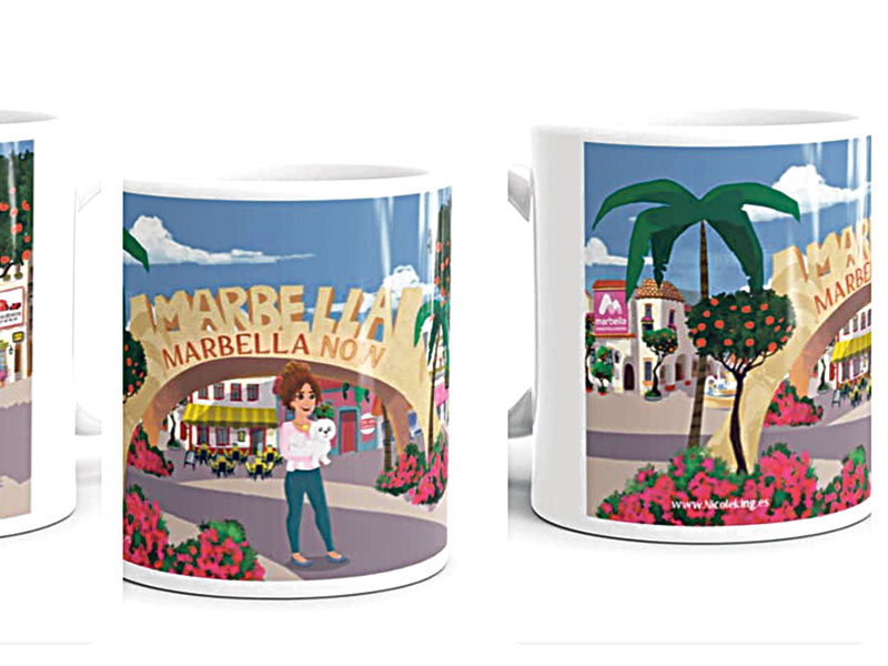 Marbella Love Mugs supporting local charities and artists