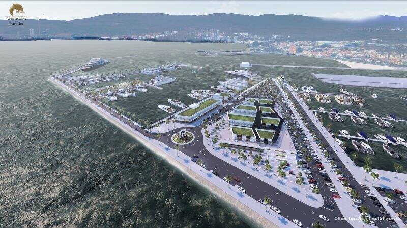 Megayacht Port In La Línea Gran Marina Del Estrecho In Cadiz Will Be Open In 2023