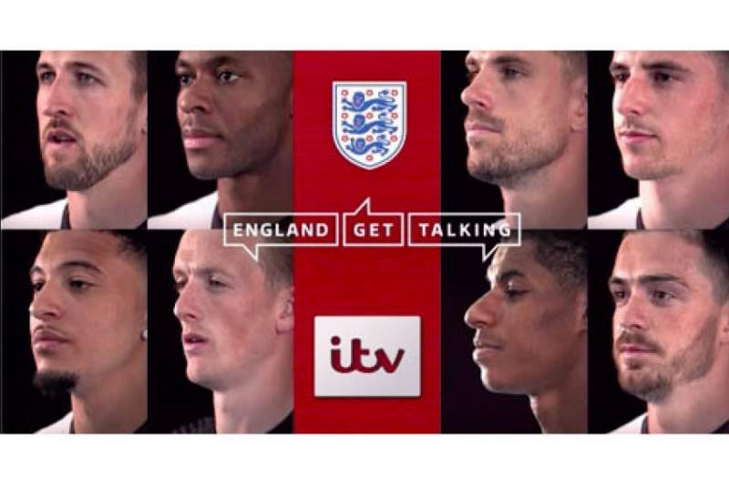 England Footballers Get Behind ITV’s Britain Get Talking Campaign