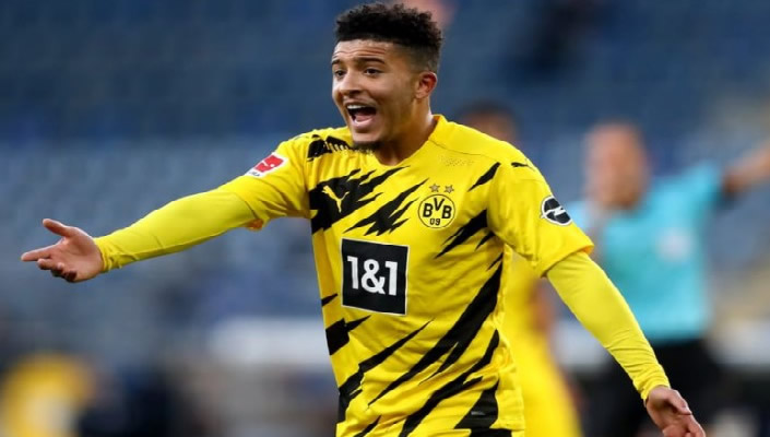 Man United Agree Personal Terms With Jadon Sancho
