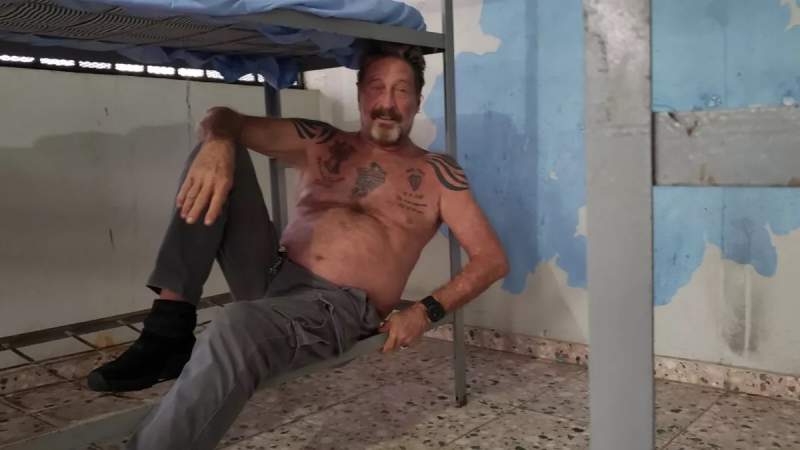 John McAfee Tweeted: ‘If I Die Like Epstein, I Didn’t Do It’, Before Being Found Hanged In His Cell