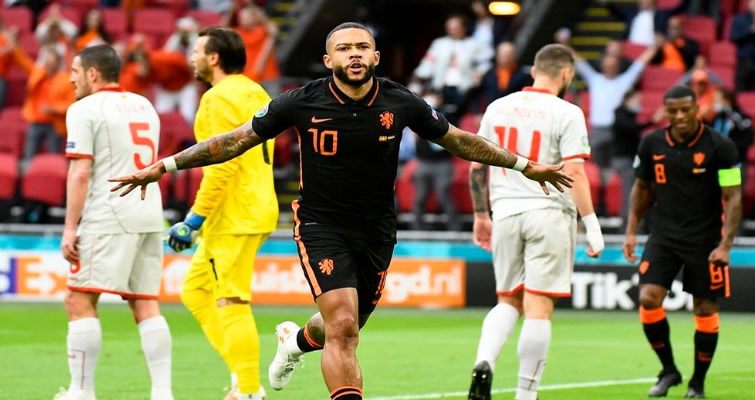 The Netherlands Cruise Through To The Last Sixteen Of Euro 2020