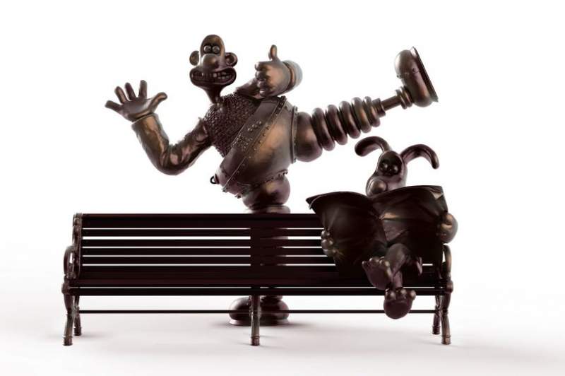 Wallace & Gromit bench