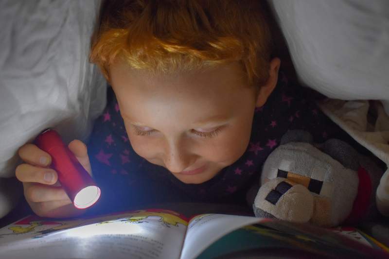 A book before bed is much better for you than a screen