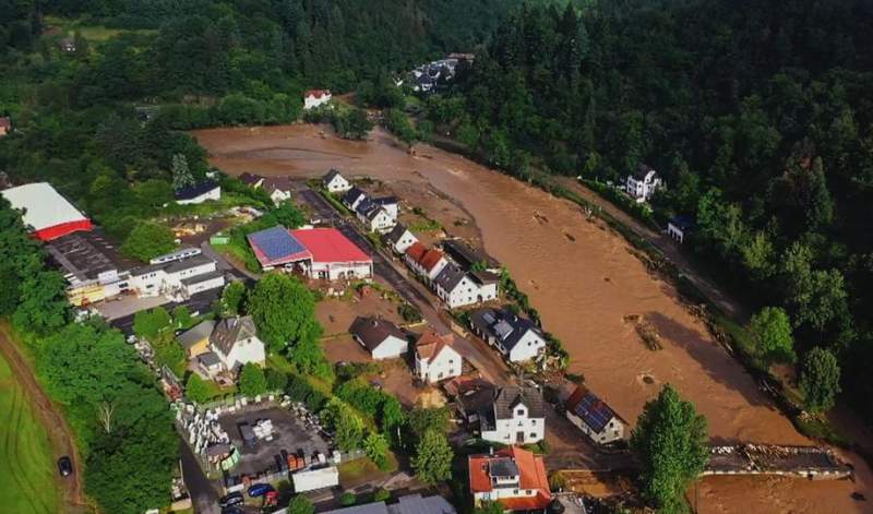 Storm floods in Germany leave 81 dead and hundreds missing