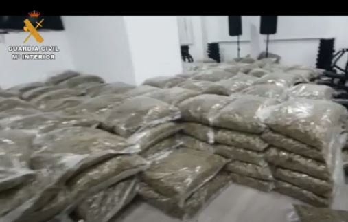 Largest cache of packaged marijuana buds ever seized in Spain was heading for the UK