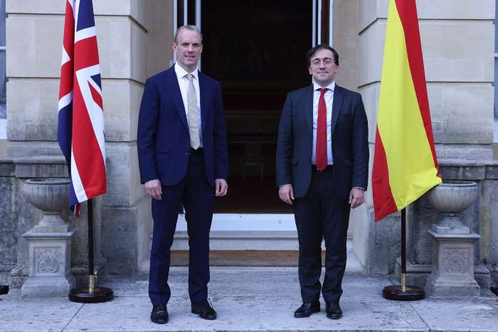 The two ministers met in London