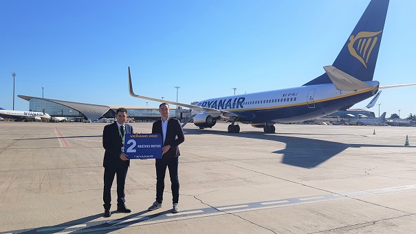 Ryanair announces two further routes from Valencia