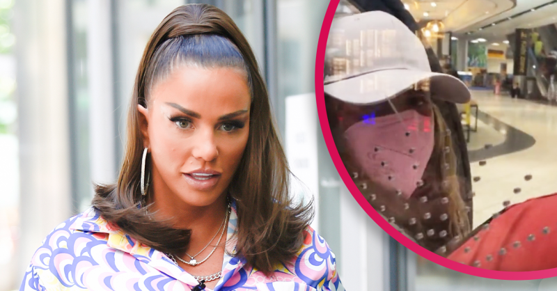 Katie Price takes flight in disguise to secret location after being tricked by rogue trader