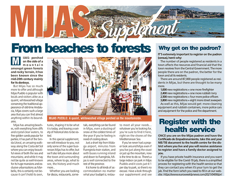 Mijas Supplement - Costa del Sol 15 - 21 July 2021 Issue 1880