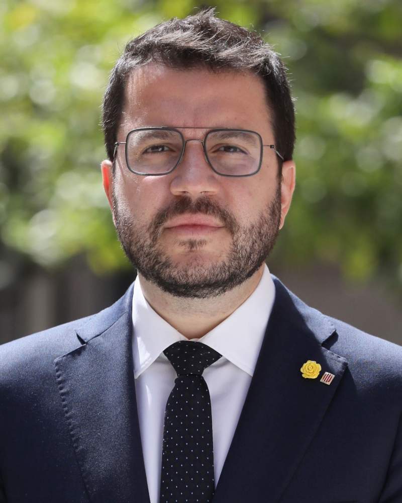 President of Catalonia Pere Aragones