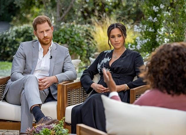 Prince Harry and Meghan’s Oprah Winfrey interview nominated for an Emmy award